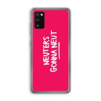 Neuters (roze): Samsung Galaxy A41 Transparant Hoesje