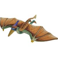 Nature Planet Pterosaurus dino - bruin/groen - 40 cm - pluche dieren knuffels - Dinosauriers - thumbnail