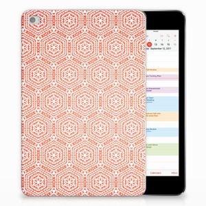 Apple iPad Mini 4 | Mini 5 (2019) Hippe Hoes Pattern Orange