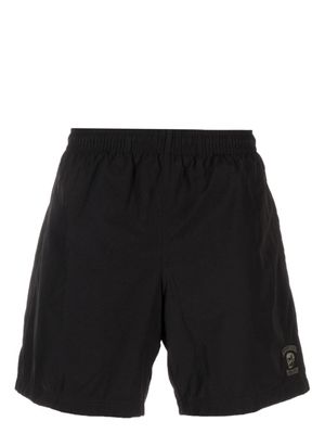 Alexander McQueen short de bain Varsity Skill - Noir