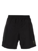 Alexander McQueen short de bain Varsity Skill - Noir - thumbnail