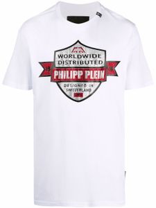 Philipp Plein t-shirt à slogan imprimé - Blanc