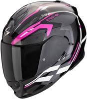 SCORPION EXO-491 Kripta Lady, Integraalhelm, Zwart-Roze-Wit