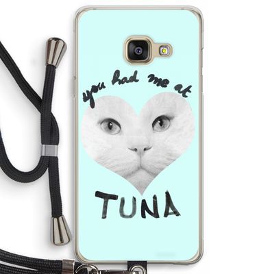 You had me at tuna: Samsung Galaxy A3 (2016) Transparant Hoesje met koord