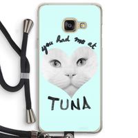 You had me at tuna: Samsung Galaxy A3 (2016) Transparant Hoesje met koord