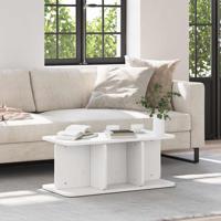 Salontafel Wit 80 x 39.5 x 33.5 cm Massief grenenhout