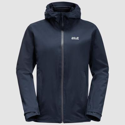 Jack wolfskin Pack & Go Jas Dames Hardshell Jas Night Blue L