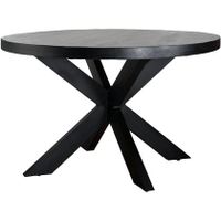 Eettafel Bob Zwart Mangohout ø130 cm Eettafel Bob Zwart Mangohout ø130 cm