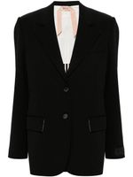 Nº21 blazer à revers crantés - Noir