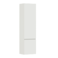 Balmani Cubo zwevende badkamerkast rechts mat wit 45 x 35 x 169 cm