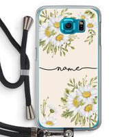 Daisies: Samsung Galaxy S6 Transparant Hoesje met koord Daisies: Samsung Galaxy S6 Transparant Hoesje met koord