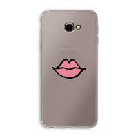 Kusje: Samsung Galaxy J4 Plus Transparant Hoesje
