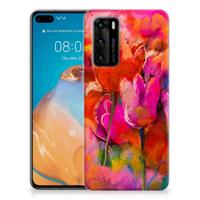 Smartphone hoesje Huawei P40 Tulips