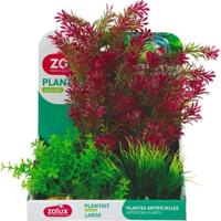 Piante artificiali per acquario - ZOLUX - Plantkit - Taglia M - Confezione da 7