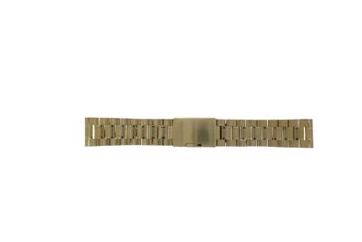 Horlogeband Universeel ST-DBL-26 Staal Doublé 26mm