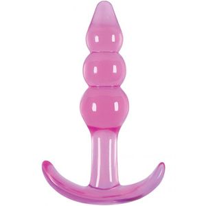 NS Novelties - Jelly Rancher T-Plug Ripple Roze