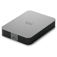 LaCie Mobile Drive 5TB v2 USB-C Moon Silver w/Rescue (STLP5000400) LaCie Mobile Drive 5TB v2 USB-C Moon Silver w/Rescue (STLP5000400)