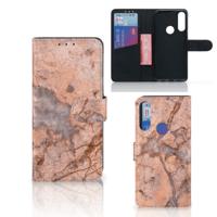 Alcatel 1S 2020 | Bookcase | Marmer Oranje