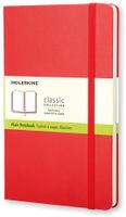 Moleskine notitieboek, ft 9 x 14 cm, effen, harde cover, 192 blad, rood