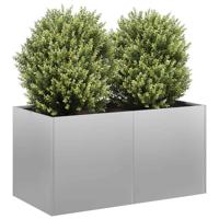 VidaXL Plantenbak 80x40x40 cm gegalvaniseerd staal