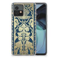 Motorola Moto G72 TPU Case Beige Flowers - thumbnail