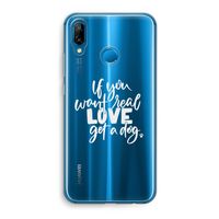 Partner in crime: Huawei P20 Lite Transparant Hoesje