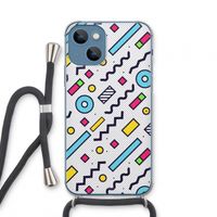 8-bit N°8: iPhone 13 mini Transparant Hoesje met koord