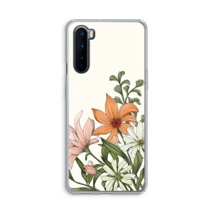 Floral bouquet: OnePlus Nord Transparant Hoesje
