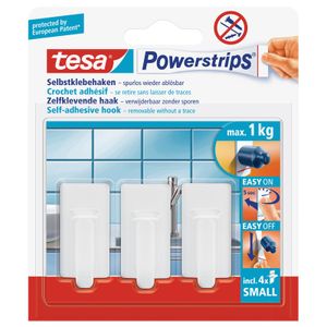 3x Tesa Powerstrips haken small klusbenodigdheden