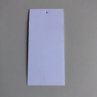Hangetiket 55x120 mm wit onbedrukt