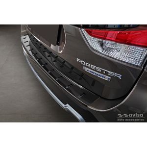 Zwart RVS Bumper beschermer passend voor Subaru Forester (SK) 2018- 'STRONG EDITION' AV254032