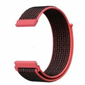 Garmin Vivoactive 5 / Vivoactive 3 - Sport Loop nylon bandje - Rood/oranje