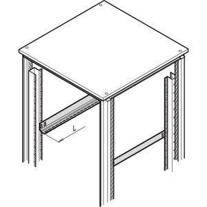 nVent SCHROFF 21127198 19 inch Rails voor patchkast