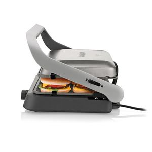 arzum AR2001 Tosti-apparaat Controlelampje, Grillfunctie, Anti-aanbaklaag Zilver