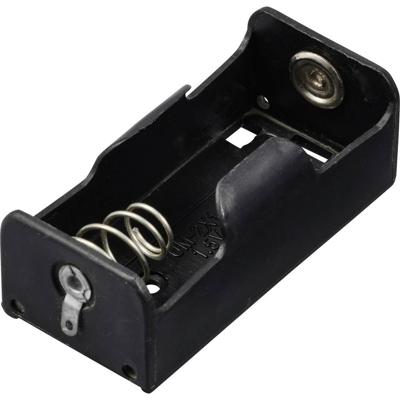 TRU COMPONENTS TC-13220488 Batterijhouder Aantal cellen: 1 C (baby) Soldeeraansluiting (l x b x h) 60 x 28 x 22 mm