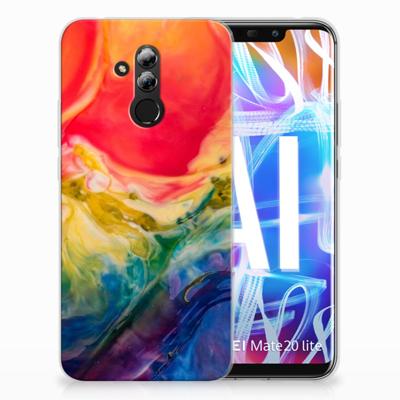 Smartphone hoesje Huawei Mate 20 Lite Watercolor Dark Smartphone hoesje Huawei Mate 20 Lite Watercolor Dark