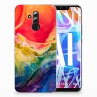 Smartphone hoesje Huawei Mate 20 Lite Watercolor Dark