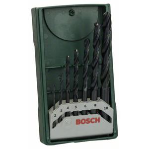 Bosch Accessories 2607019673 HSS Metaal-spiraalboorset 7-delig 2 mm, 3 mm, 4 mm, 5 mm, 6 mm, 8 mm, 10 mm Rollenwals DIN 338 Cilinderschacht 1 set(s)