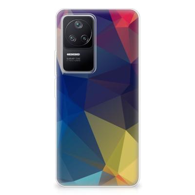 Xiaomi Poco F4 | TPU Hoesje | Polygon Dark