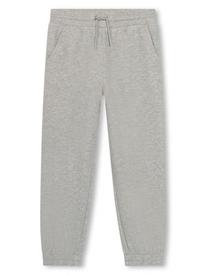 Kenzo Kids pantalon de jogging à logo imprimé - Gris