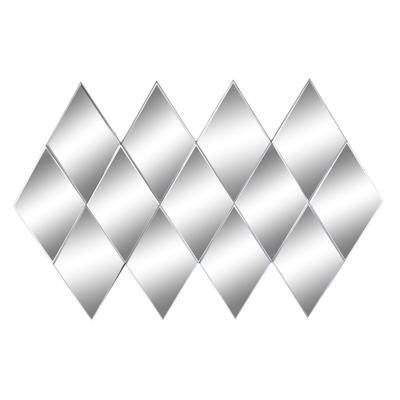 Wandspiegel DKD Home Decor Zwart Modern Ruiten 120 x 2 x 80 cm