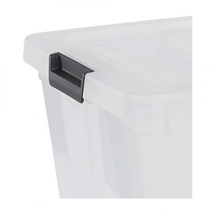 Iris opbergbox - 30 liter - transparant