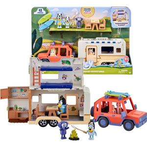 Bluey auto en kampeer speelset