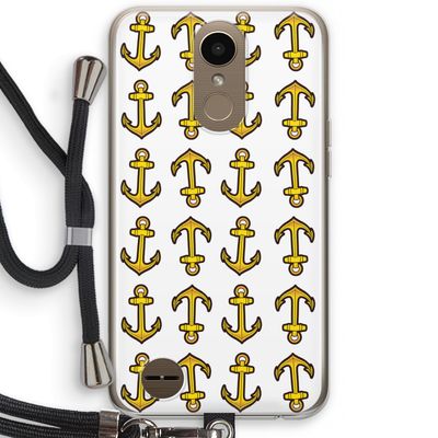 Musketon Anchor: LG K10 (2017) Transparant Hoesje met koord