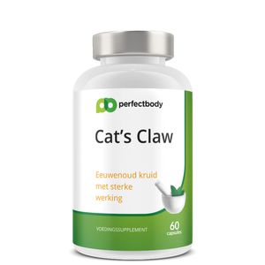 Perfectbody Cat&apos;s Claw (kattenklauw) - 60 Capsules