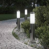 Bolderverlichting met stopcontact 3 stuks 50 cm roestvrij staal IP44 Bolderverlichting met stopcontact 3 stuks 50 cm roestvrij staal IP44