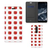 Nokia 5.1 (2018) | Flip Style Cover | Paprika Red
