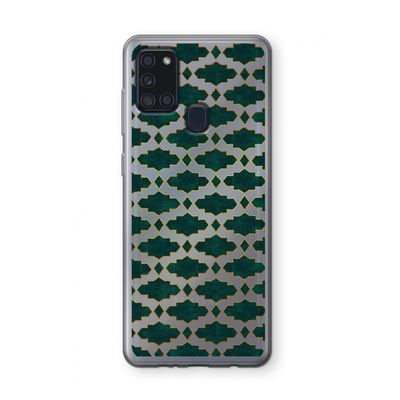 Moroccan tiles: Samsung Galaxy A21s Transparant Hoesje