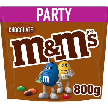 M&M&apos;S Choco chocolade snoepjes partyzak 800g bij Jumbo