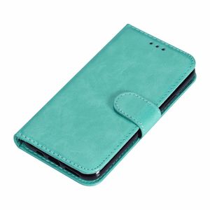 iPhone 13 hoesje - Bookcase - Pasjeshouder - Portemonnee - Koord - Kunstleer - Turquoise